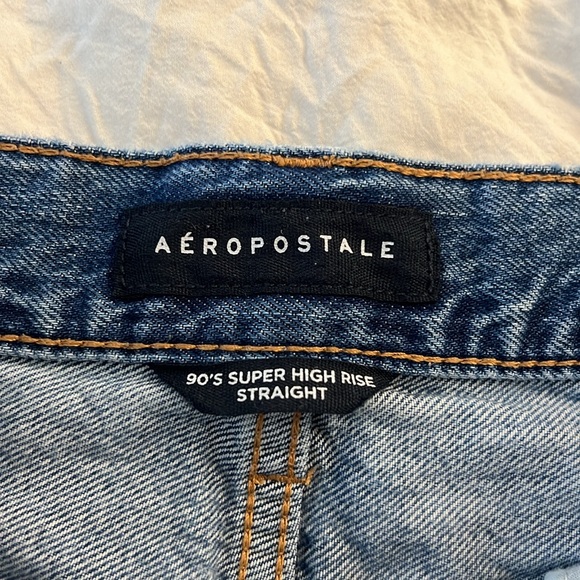 Aeropostale super high rise straight jean in great condition - Picture 2 of 3